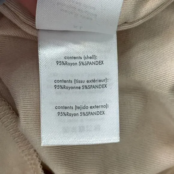 Rachel Parcell T Shirt Dress Womens XL Stripe Rayon Jersey Casual Soft Black Tan - Picture 8 of 11